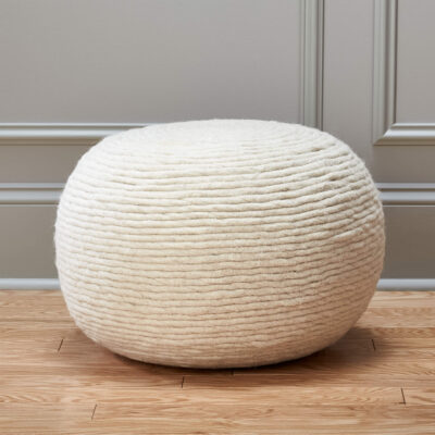 Blue Pouffe For Your Living Room