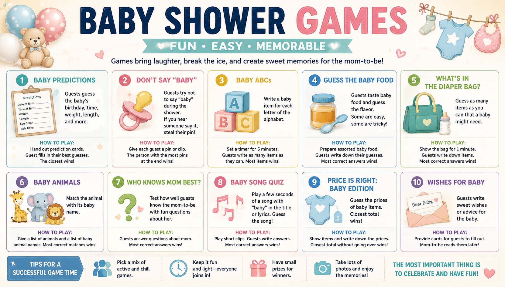 baby shower games