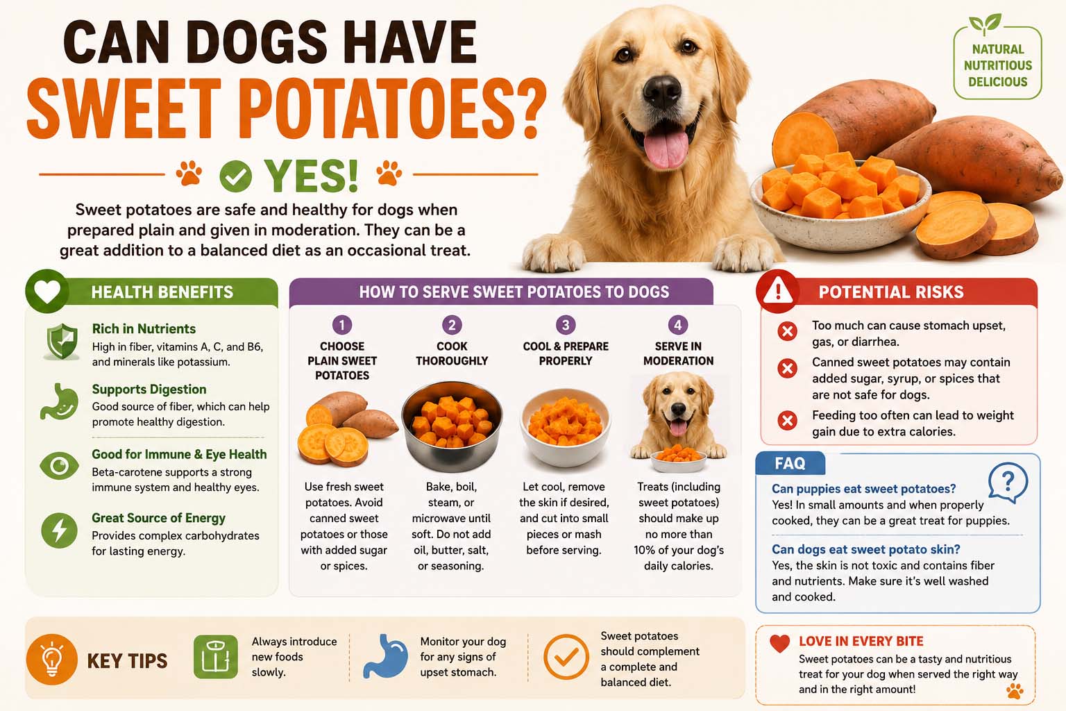 can dogs have sweet potatoes