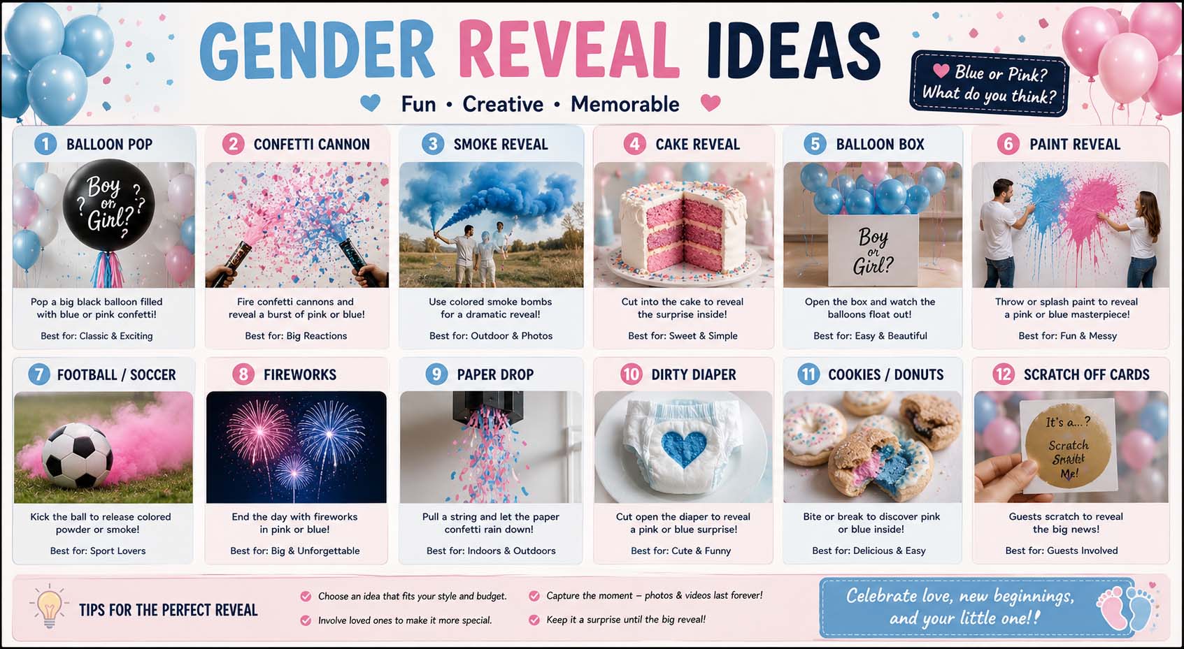 gender reveal ideas