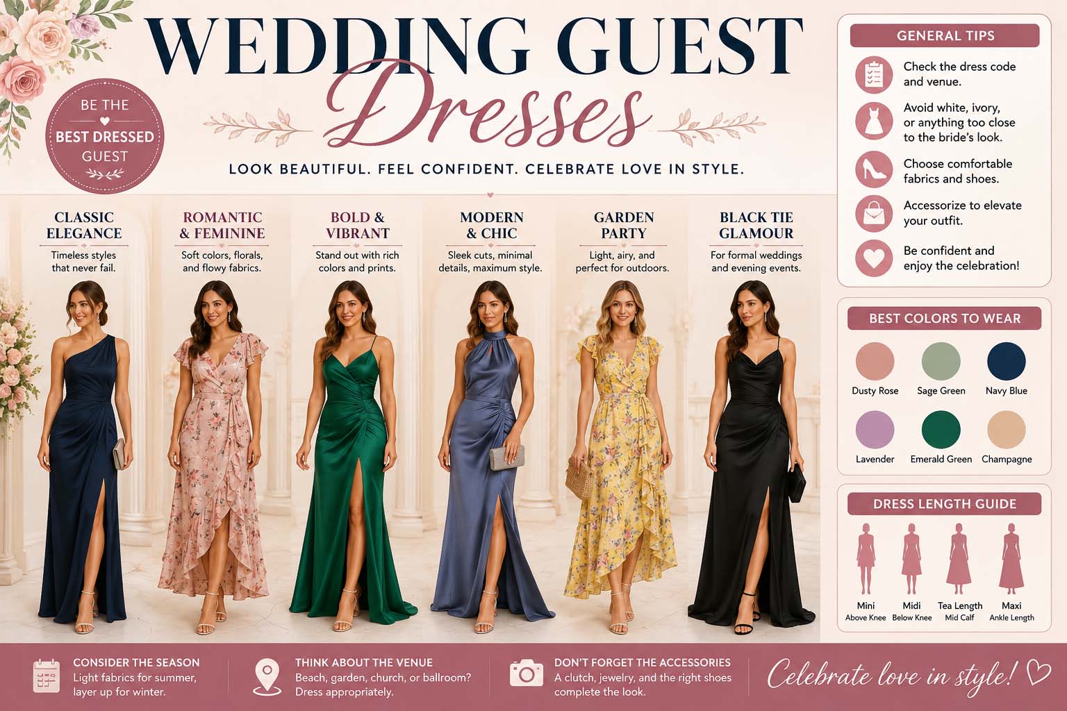 wedding guest dresses