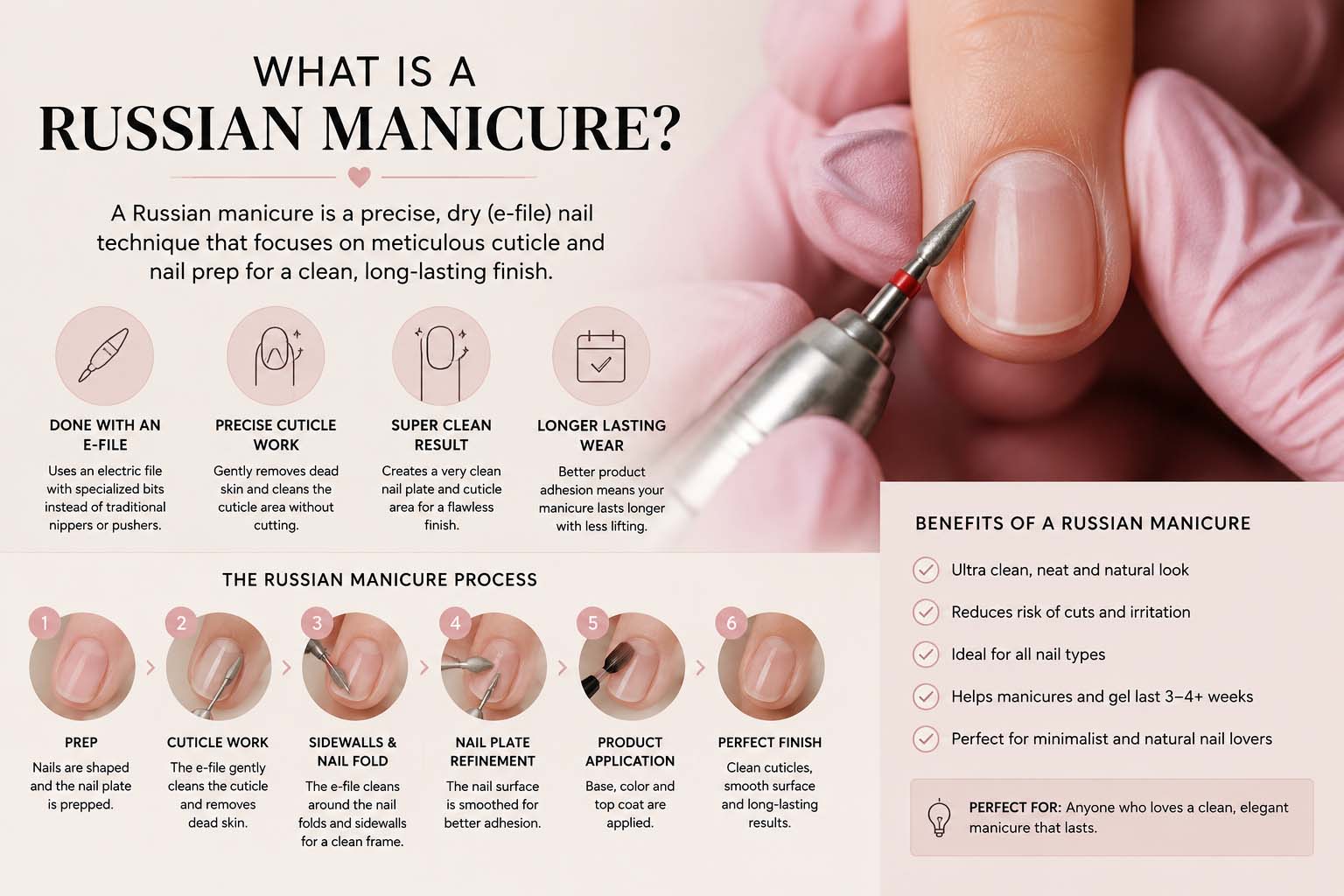 what is a russian manicure