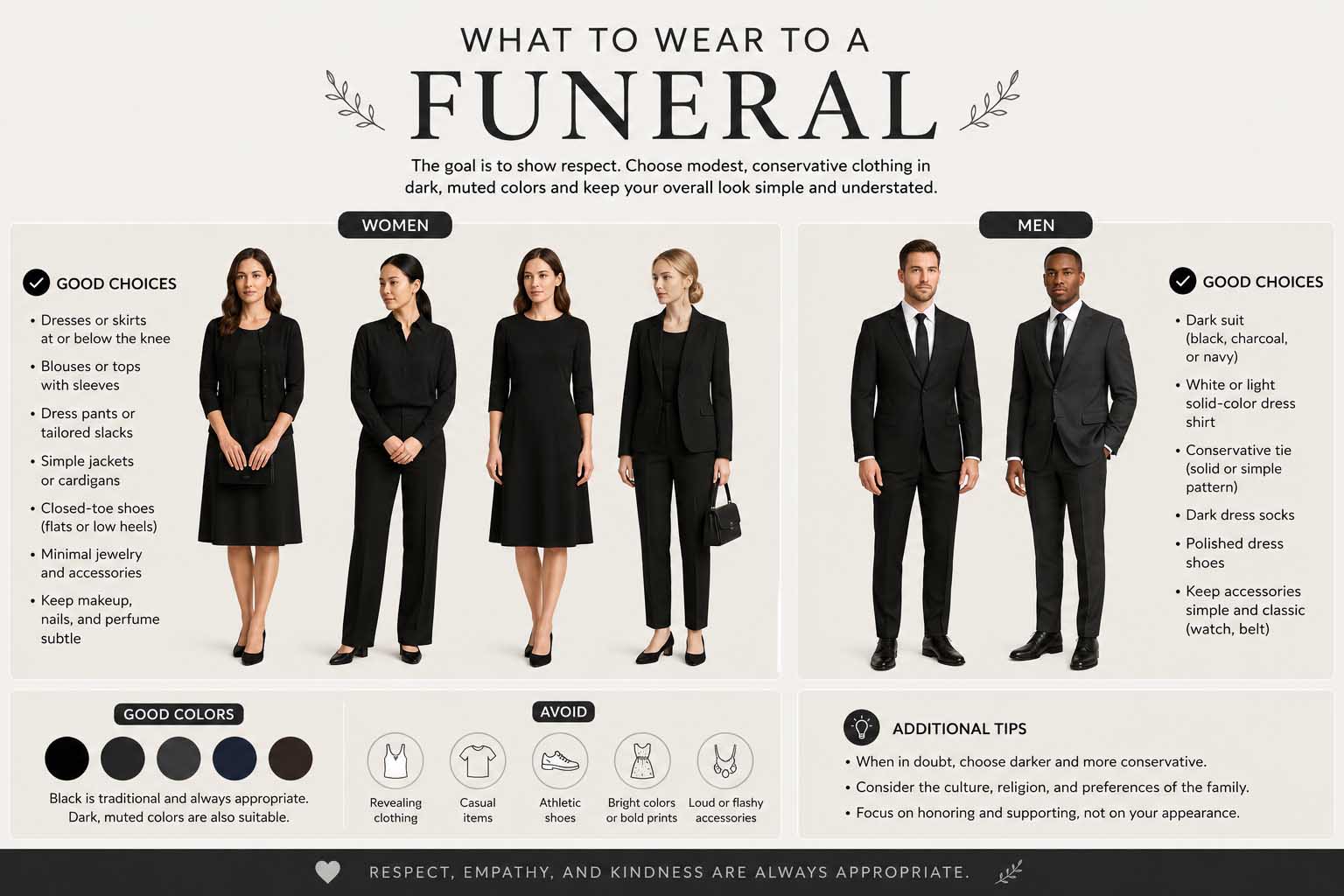 what to wear to a funeral