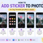 how to add sticker to photo