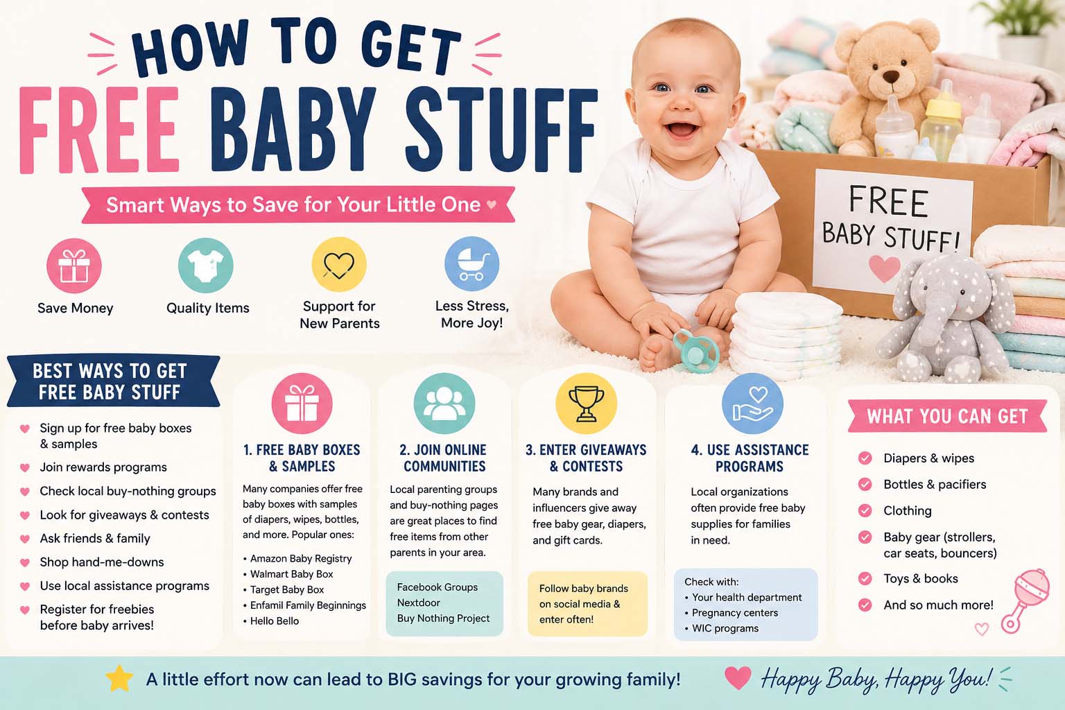how to get free baby stuff