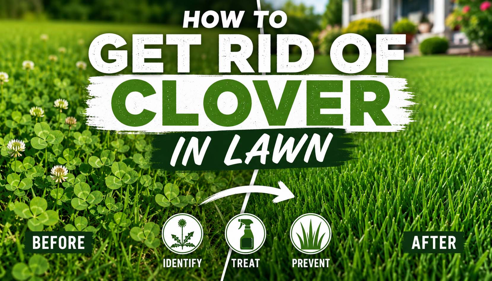 how to get rid of clover in lawn