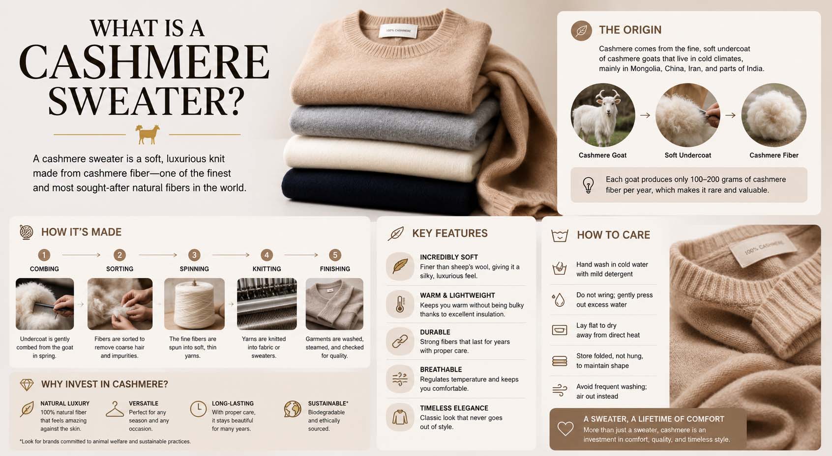 what is a cashmere sweater