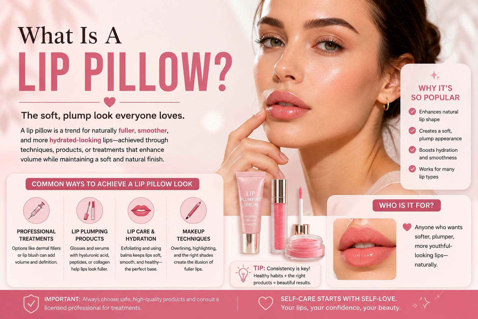 what is a lip pillow