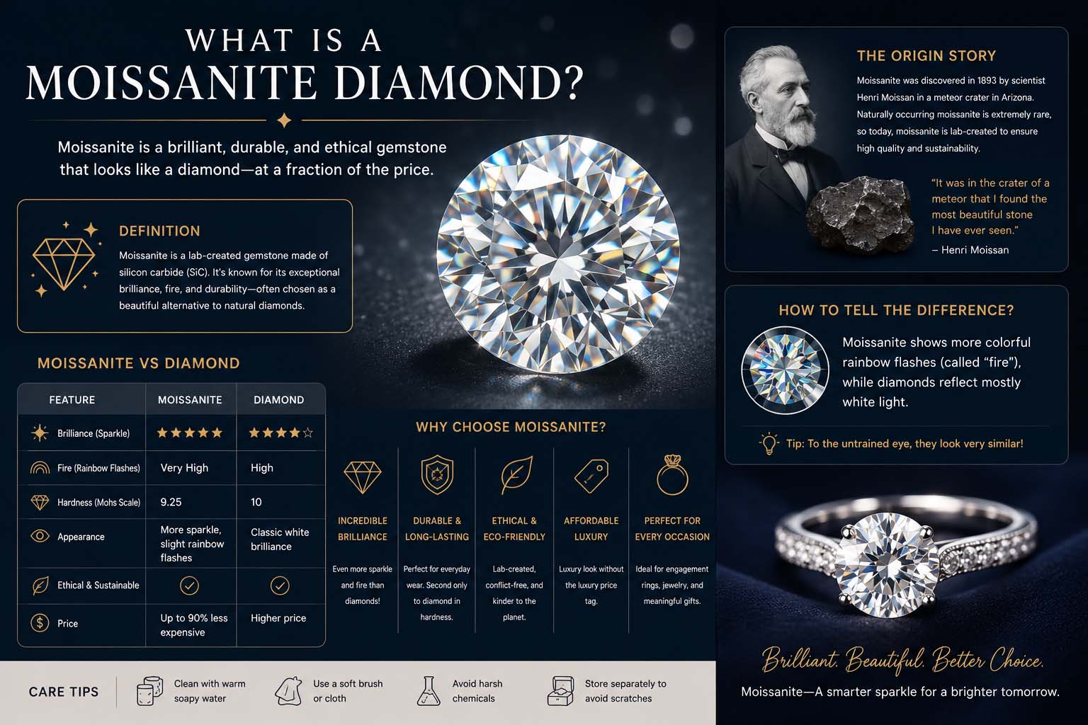 what is a moissanite diamond