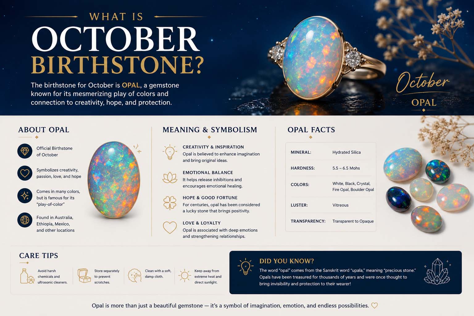 what is october birthstone