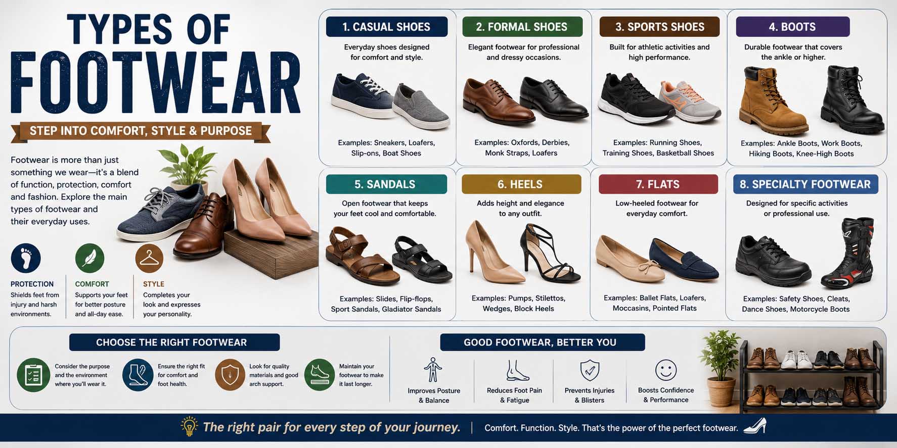 types of footwear