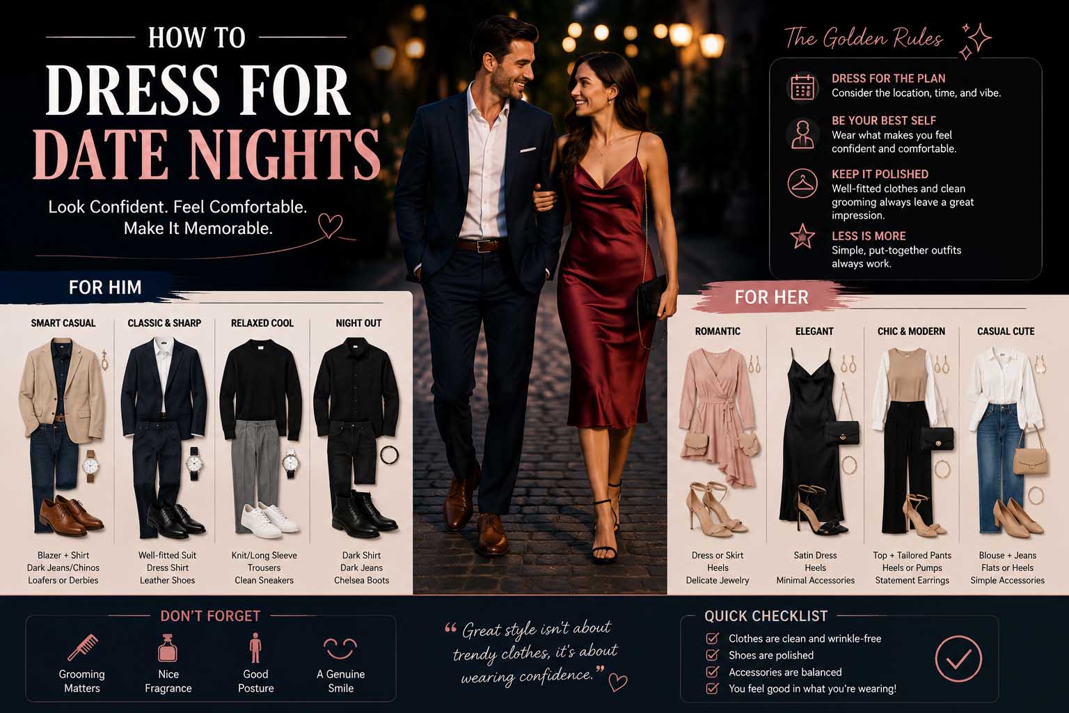how to dress for date nights